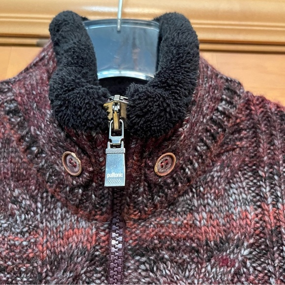 Pulltonic Iconic Mohair and Lambswool Full Zip Sweater Size XL - Picture 3 of 9